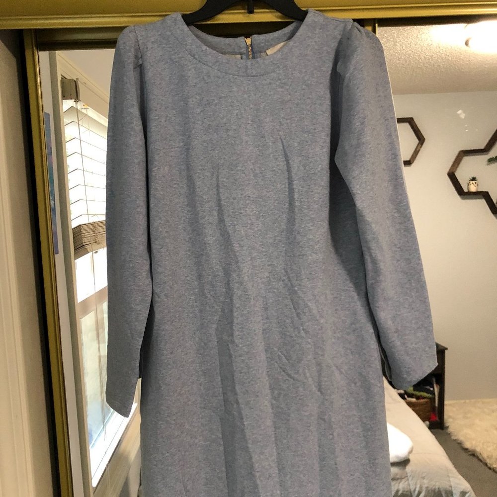 NWT Loft Size 4 Baby Blue Midi Length Sweater Dress